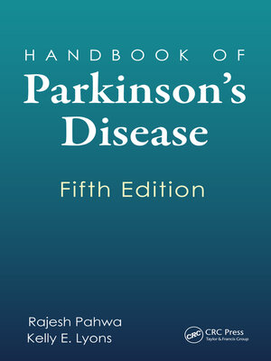 cover image of Handbook of Parkinson's Disease